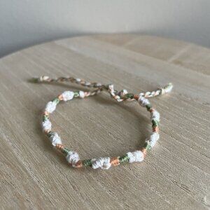 Olga Bracelet, anklet, trendy, comfortable, tie, embroidery thread, woven, gift,